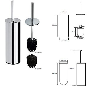 Ёршик напольный Bemeta Omega 102313057 купить в интернет-магазине сантехники Sanbest