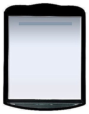 Зеркало Misty Дайна 85x104 чёрное в ванную от интернет-магазине сантехники Sanbest