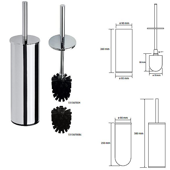 Ёршик напольный Bemeta Omega 102313057 купить в интернет-магазине сантехники Sanbest