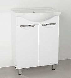 Тумба под раковину Style Line Жасмин 60 белая купить в интернет-магазине сантехники Sanbest