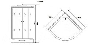 Душевая кабина Niagara NG-1909 купить в интернет-магазине Sanbest