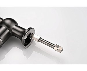 Смеситель для кухни Paulmark Retro Re213226-GM вороненая сталь купить в интернет-магазине сантехники Sanbest