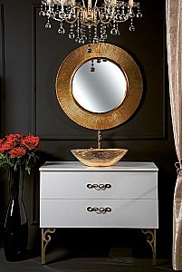 Тумба с раковиной Armadi Art Neoart 110 со столешницей белая для ванной в интернет-магазине Sanbest