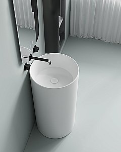 Раковина напольная SantiLine 45 SL-4014 белая купить в интернет-магазине Sanbest