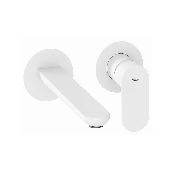 Смеситель для раковины Ravak Eleganta X070255 белый вильвет купить в интернет-магазине сантехники Sanbest