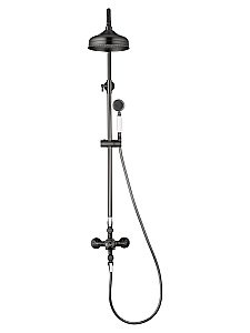 Душевая система с термостатом WONZON & WOGHAND RETRO, Темный графит (WW-B3041-BGG) купить в интернет-магазине сантехники Sanbest