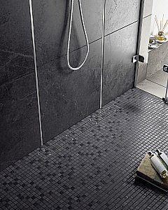 Душевой лоток TIMO Drain System 700 Plate DS230207/01 под плитку, сатин купить в интернет-магазине Sanbest