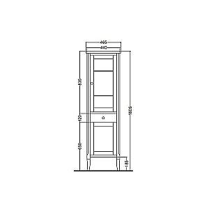 Колонна Kerasan Retro 46.5 для ванной в интернет-магазине сантехники Sanbest