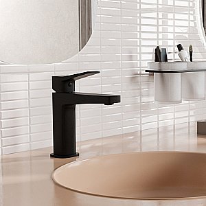 Смеситель для раковины WasserKRAFT Bever 2403 черный матовый купить в интернет-магазине сантехники Sanbest