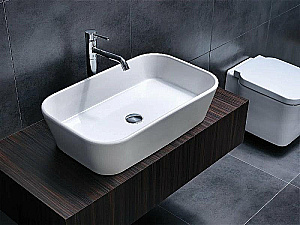 Раковина beWash Albano 66 36651001 белая глянцевая купить в интернет-магазине Sanbest