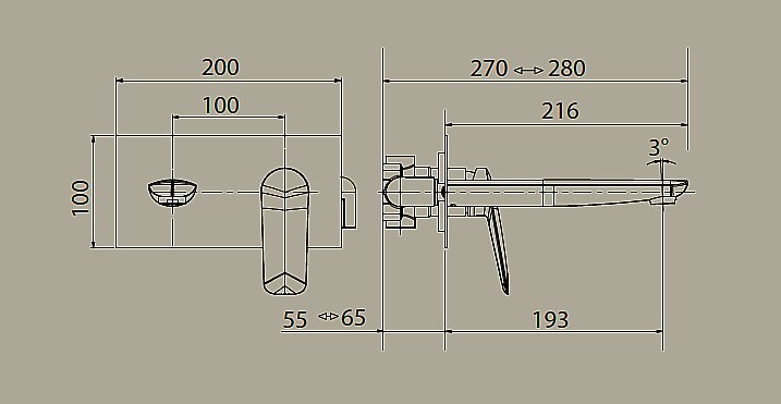Смеситель для раковины Migliore Laguna 26080 скрытого монтажа купить в интернет-магазине сантехники Sanbest