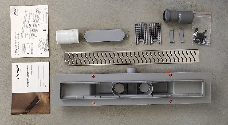 Душевой лоток PAINI Harmony CH450H 45 хром купить в интернет-магазине Sanbest