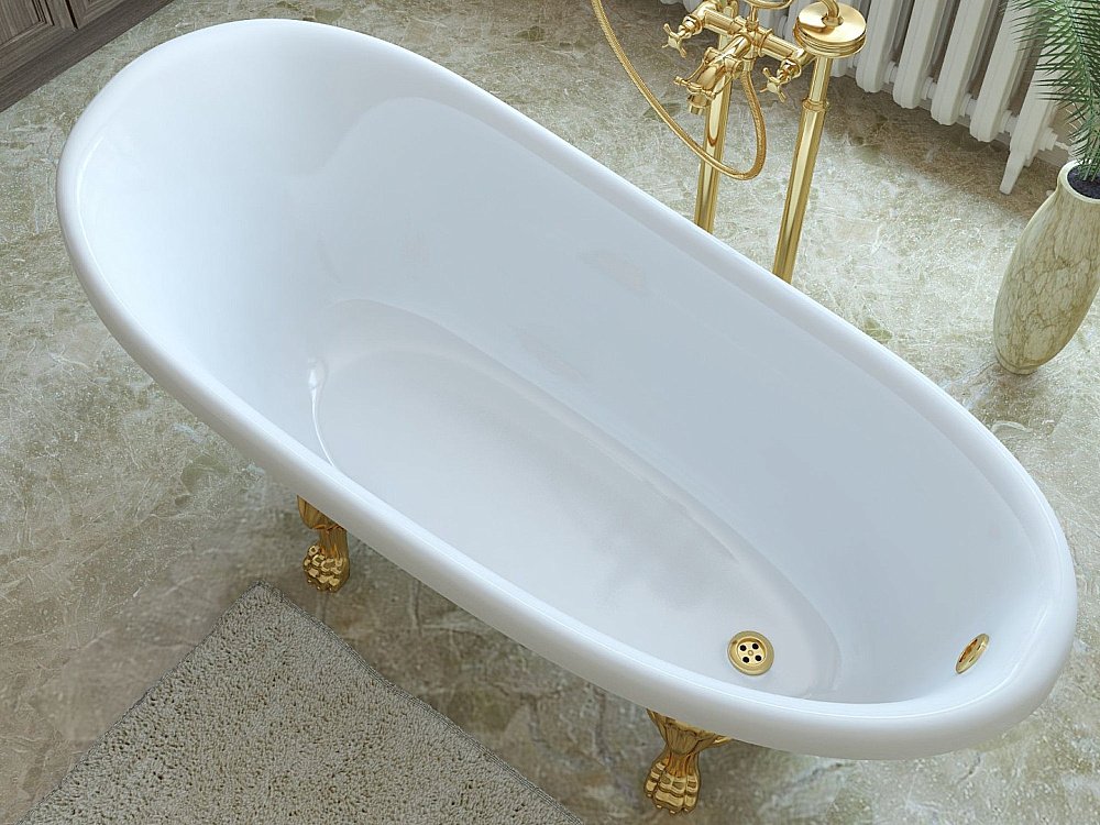 Ванна Эстет Марсель silk 170x80 белая матовая купить в интернет-магазине Sanbest