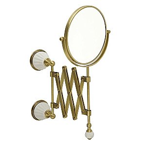 Зеркало косметическое Migliore Olivia ML.OLV-60.619.BI.BR бронза купить в интернет-магазине сантехники Sanbest