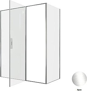 Душевой уголок Allen Brau Priority 120x100 3.31031.00 + 3.31046.00 прозрачный/хром купить в интернет-магазине Sanbest