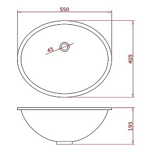 Раковина под столешницу Montebianco BRACCIANO QUATTRO 11019 белая матовая купить в интернет-магазине Sanbest