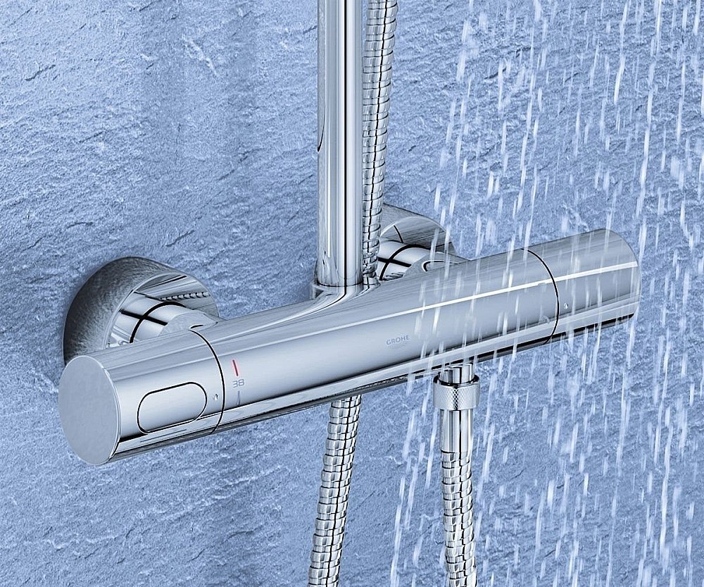 Душевая система Grohe Rainshower System 27032001 купить в интернет-магазине сантехники Sanbest