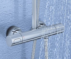 Душевая система Grohe Rainshower System 27032001 купить в интернет-магазине сантехники Sanbest