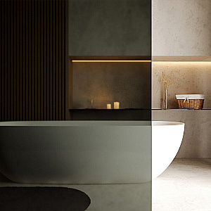 Душевое ограждение WasserKRAFT Vechte 60W46GR-TG 110 фиксатор графит/стекло тонированное купить в интернет-магазине Sanbest