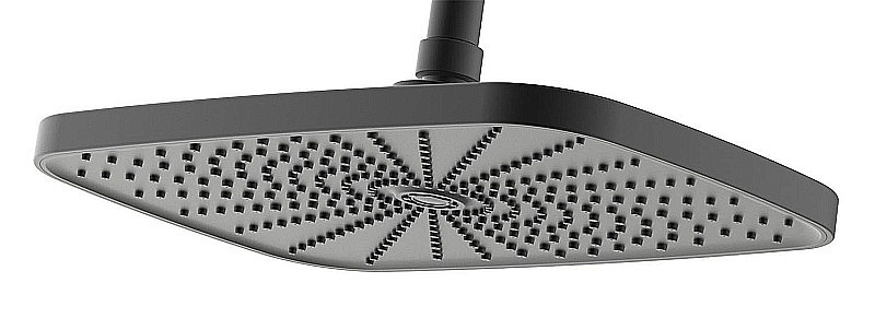 Душевая система Azario Alanti AZ-K2332-1B черная матовая купить в интернет-магазине сантехники Sanbest