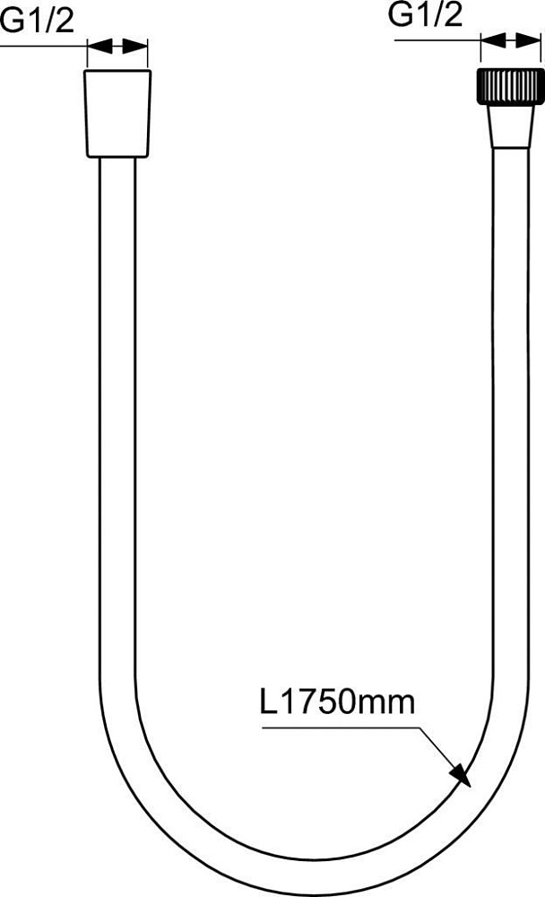 Душевой шланг Ideal Standard IDEALRAIN A4109XG купить в интернет-магазине сантехники Sanbest