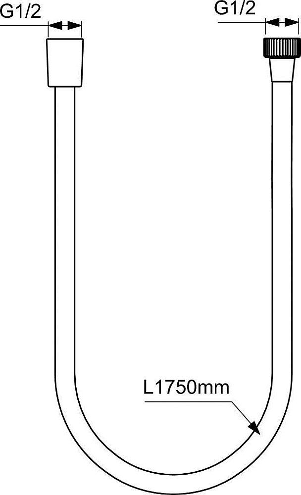 Душевой шланг Ideal Standard IDEALRAIN A4109XG купить в интернет-магазине сантехники Sanbest