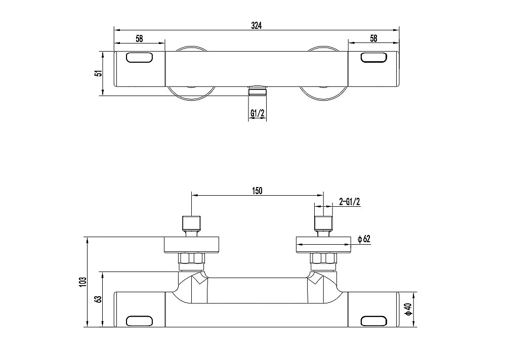 Cмеситель для душа Aquatek Ника AQ1863CR хром купить в интернет-магазине сантехники Sanbest