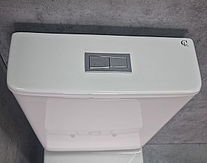 Унитаз напольный CeramaLux TR2176-1 белый, с бачком, с крышкой микролифт, слив торнадо купить в интернет-магазине Sanbest