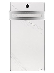 Полотенцесушитель электрический с каменной плитой Белый мрамор WONZON & WOGHAND STUTTGART, Темный графит (WW-A501-GM) купить в интернет-магазине сантехники Sanbest