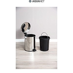 Ведро для мусора Aquanet 8073 8 л купить в интернет-магазине сантехники Sanbest