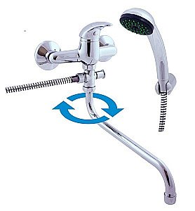 Смеситель для ванны  RAV - Slezak SAZAVA SA056.5/1 150 мм купить в интернет-магазине сантехники Sanbest