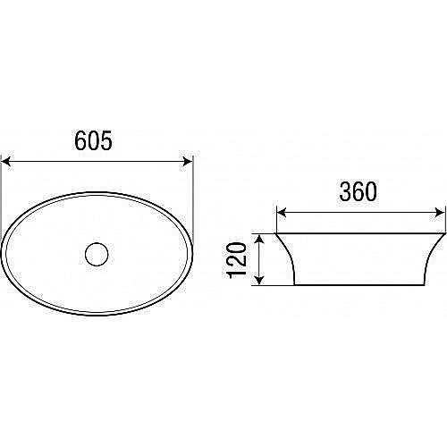 Накладная раковина WeltWasser WW ELBACH 1132 60,5 белая купить в интернет-магазине Sanbest
