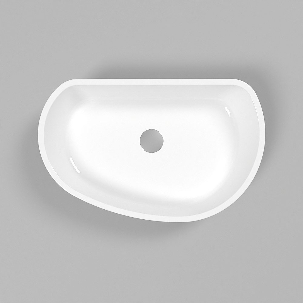 Раковина накладная WhiteCross AMETRINE 60 0718.060037.100 белая купить в интернет-магазине Sanbest