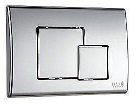 Кнопка для инсталляции WeltWasser MAR 507 SE матовый хром купить в интернет-магазине сантехники Sanbest