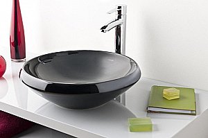 Раковина Creavit Mono 45 MN045.40000 черная купить в интернет-магазине Sanbest