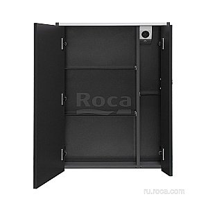 Зеркальный шкаф Roca Ronda ZRU9302968 60 белый глянец/антрацит купить в интернет-магазине сантехники Sanbest
