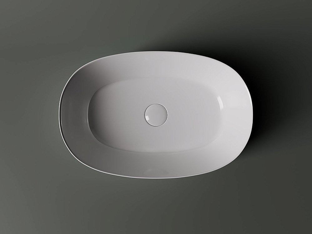 Раковина накладная Ceramica Nova Element CN5023 белая купить в интернет-магазине Sanbest
