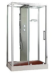 Душевая кабина Acquazzone Helena 120ESL-R без электрики Правосторонная купить в интернет-магазине сантехники Sanbest