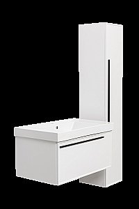 Тумба с раковиной LA FENICE Elba Bianco 80 белая для ванной в интернет-магазине Sanbest
