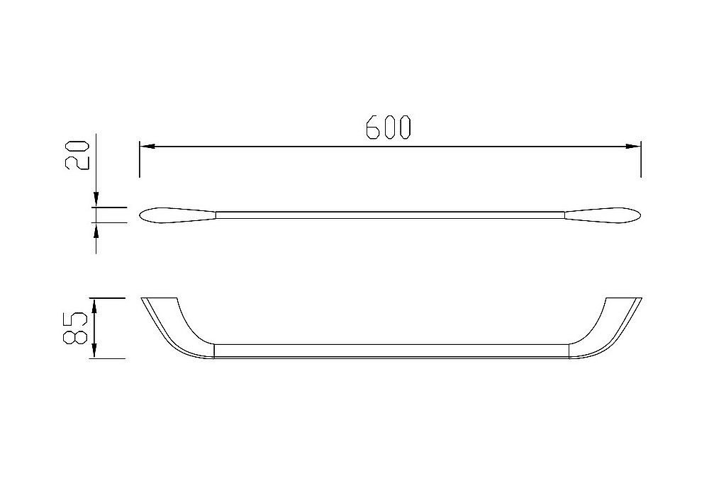 Полотенцедержатель ABBER Nord AA1552G золото матовое купить в интернет-магазине сантехники Sanbest