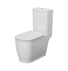 Унитаз Ambassador Royal 267K19001S с бачком, с крышкой микролифт, белый купить в интернет-магазине Sanbest