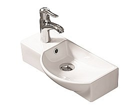 Раковина накладная SantiLine SL-2012R правая купить в интернет-магазине сантехники Sanbest