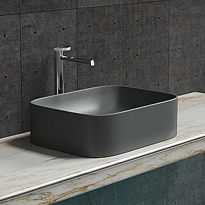 Раковина Ceramica Nova Element 50 CN6052MDH антрацит темный матовый купить в интернет-магазине Sanbest