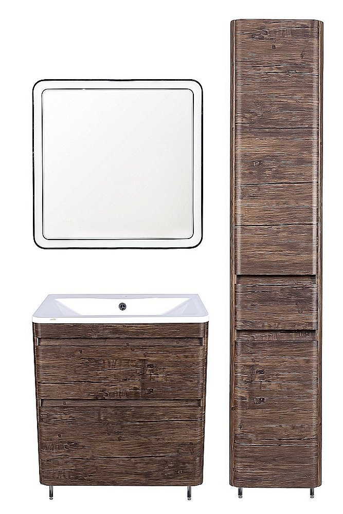 Тумба с раковиной Style Line Атлантика 60 напольная для ванной в интернет-магазине Sanbest