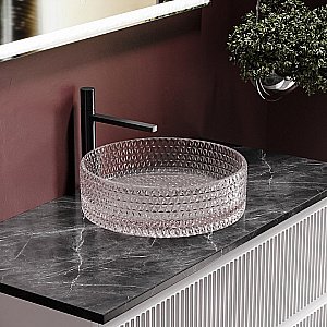 Раковина Ceramica Nova Cristal 36 CN6061 розовая купить в интернет-магазине Sanbest