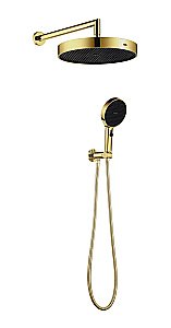 Душевая система Boheme Cell 427-G золото купить в интернет-магазине сантехники Sanbest