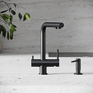 Смеситель для кухни Sancos Foster SC4014MB черный матовый купить в интернет-магазине сантехники Sanbest