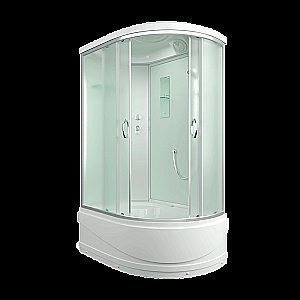 Душевая кабина Alex Baitler 120х80 ER3512TP стекло матовое/профиль хром купить в интернет-магазине Sanbest