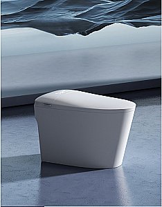 Унитаз приставной с функцией биде SantiLine SL-5036 белый, безободковый, с крышкой микролифт, слив торнадо купить в интернет-магазине Sanbest