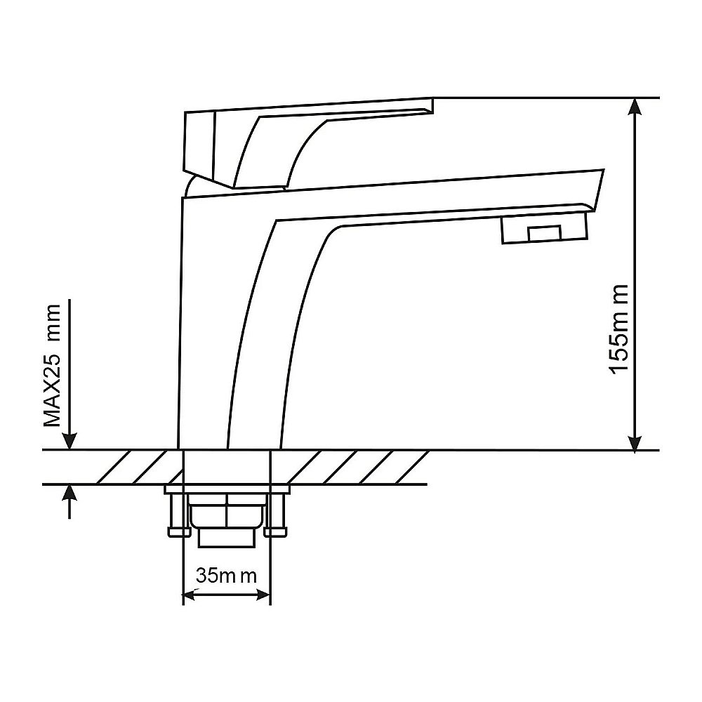 Смеситель для раковины MIXLINE ML 530476 купить в интернет-магазине сантехники Sanbest